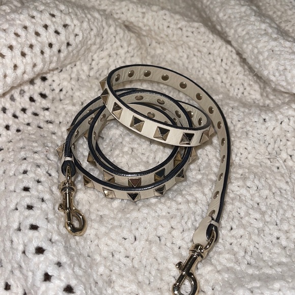 Valentino Rockstud Bag Strap Leather